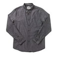 thumbnail image 1 of Bridge & Burn Men's Sutton Slim Fit Long Sleeve Shirt (Navy, Large), 1 of 4