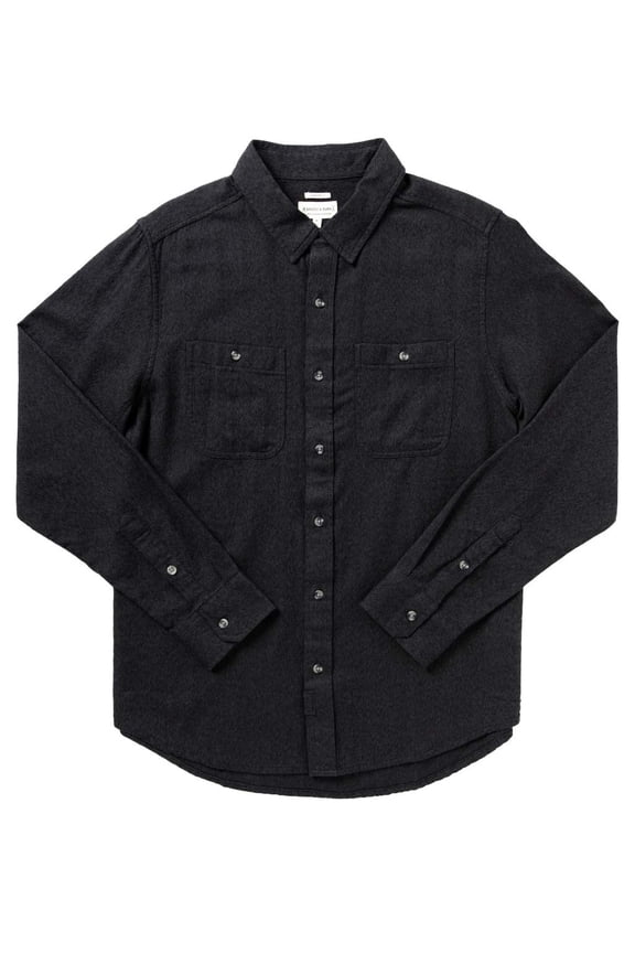 Men's Winslow Long Sleeve Shirt (Charcoal, Small)