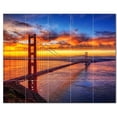 thumbnail image 1 of Bridge Ceramic Tile Mural Kitchen Backsplash Bathroom Shower, 400225-M54, 1 of 3