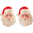 thumbnail image 1 of The Bridge Collection 3.5" Santa Claus Salt and Pepper Shaker Set - 2 Piece Set - Christmas Kitchen Items - Fun Salt and Pepper Shakers for Home Decor, 1 of 5