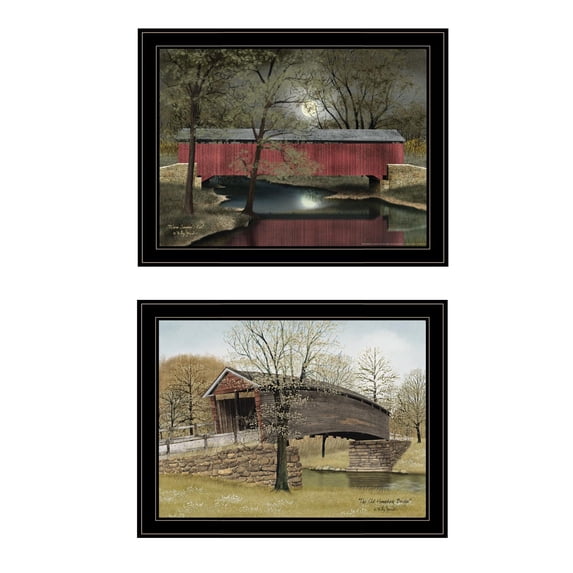 TrendyDecor4U Bridge Collection I 2-Piece Vignette Wall Art V635-704G