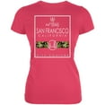 thumbnail image 1 of Bridge Cute Couture San Francisco California Juniors Soft T Shirt Raspberry MD, 1 of 1
