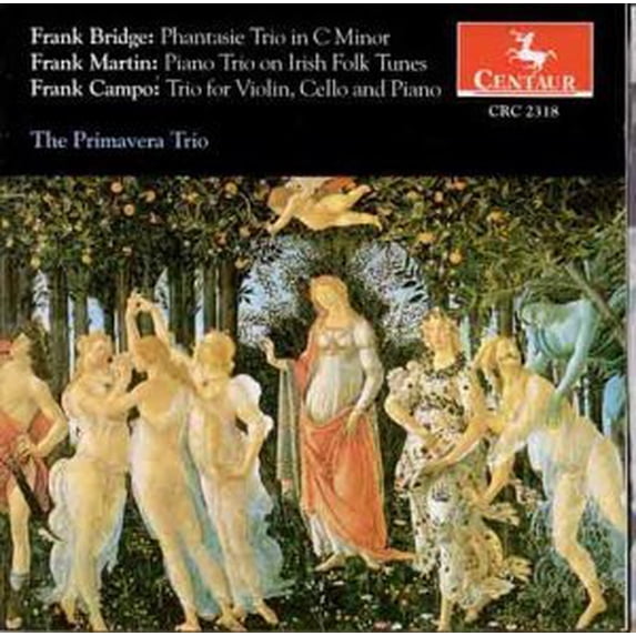 Bridge / Martin / Primavera Trio - Phantasie Trio in C Minor / Pia - Music & Performance - CD