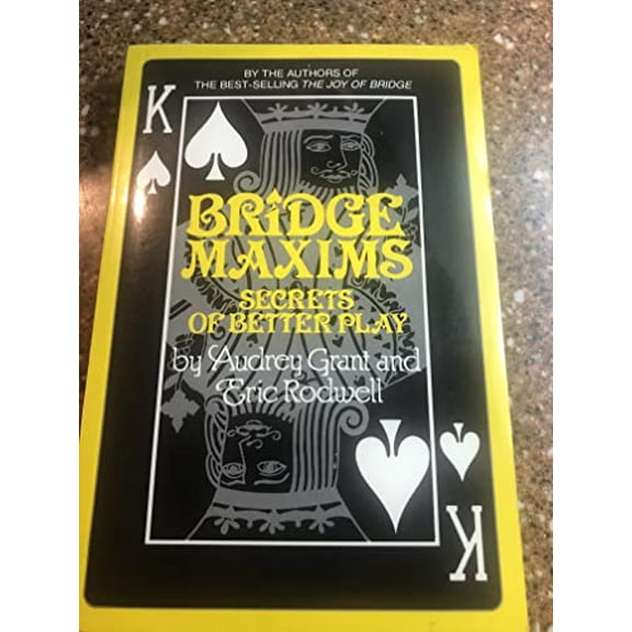 Pre-Owned Bridge Maxims: Secrets of Better Play (Paperback) 0130819360 9780130819369