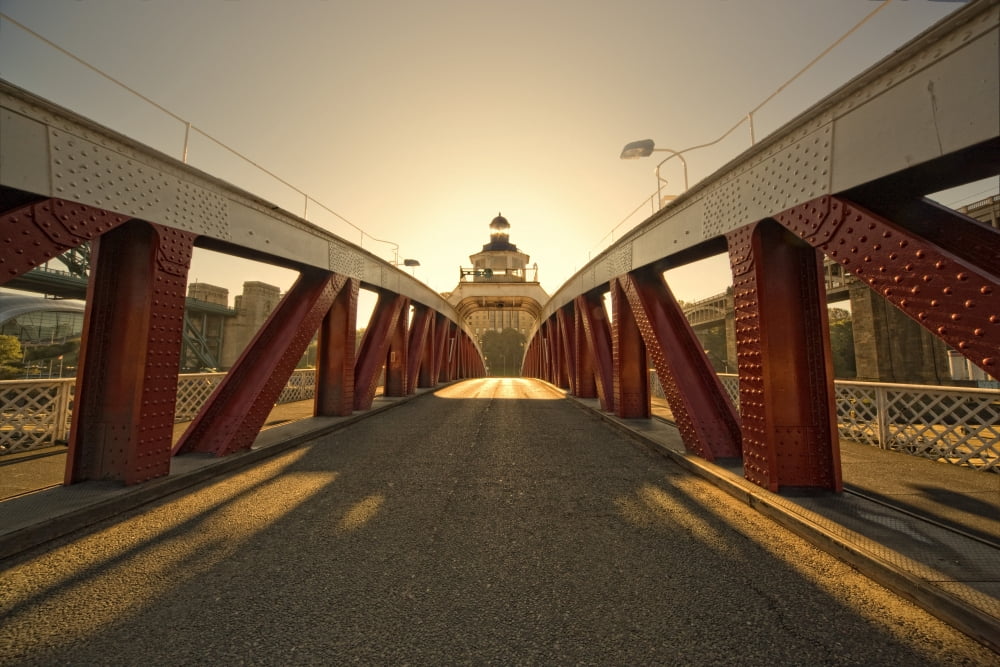 Bridge Newcastle Upon Tyne Tyne And Wear England Uk Canvas Art - John Short Design Pics (36 x 24)
