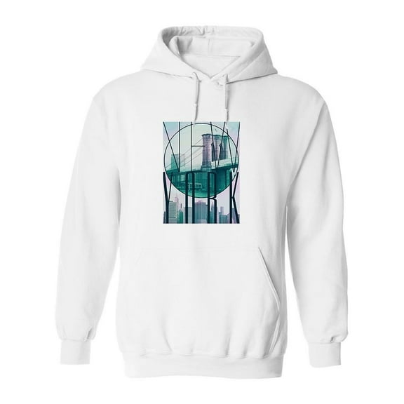 Bridge Nyc  Hoodie Men -Image by Shutterstock, Male x-Large