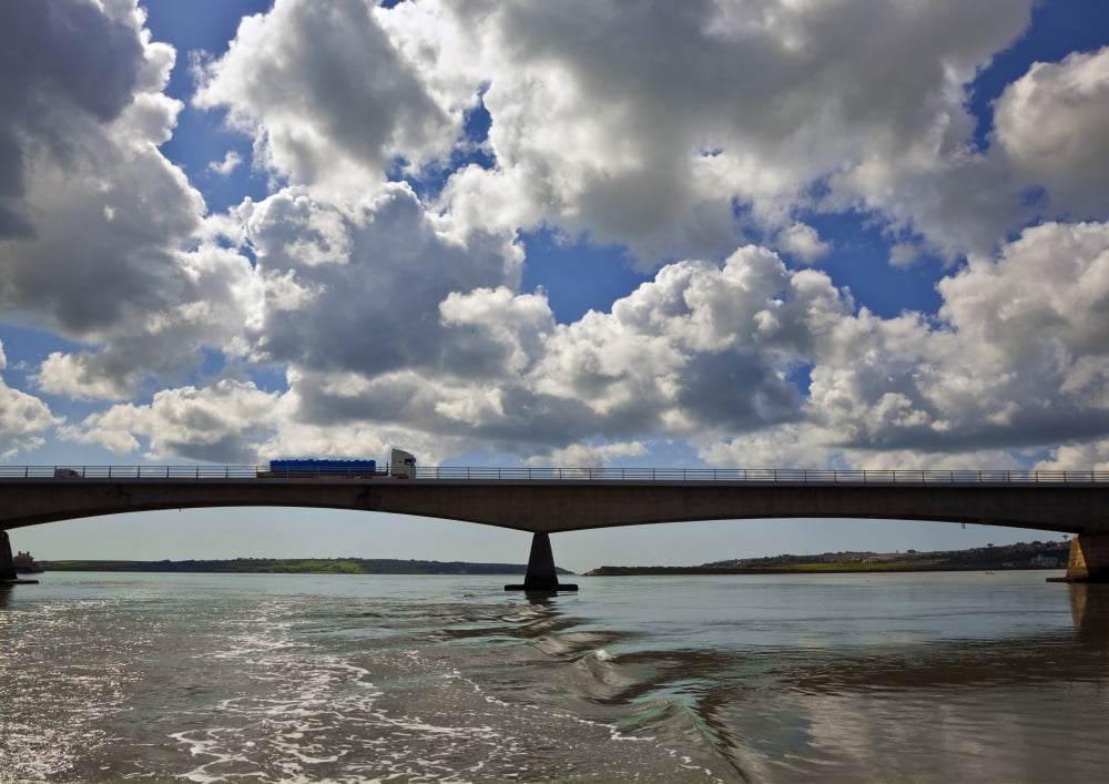 Bridge Over the Blackwater River Carrying main Cork - Waterford Road Traffic Near Youghal County Cork Ireland Canvas Art - Panoramic Images (9 x 27)