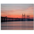 thumbnail image 1 of Bridge Photo Ceramic Tile Mural Kitchen Backsplash Bathroom Shower, 404255-XL54, 1 of 3