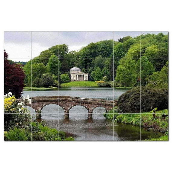 Bridge Photo Ceramic Tile Mural Kitchen Backsplash Bathroom Shower, 404258-M64