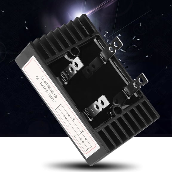 Bridge Rectifier 100A Good Practicality 1600V Easy Installation for Power Supply Factory Work Industrial Equipment