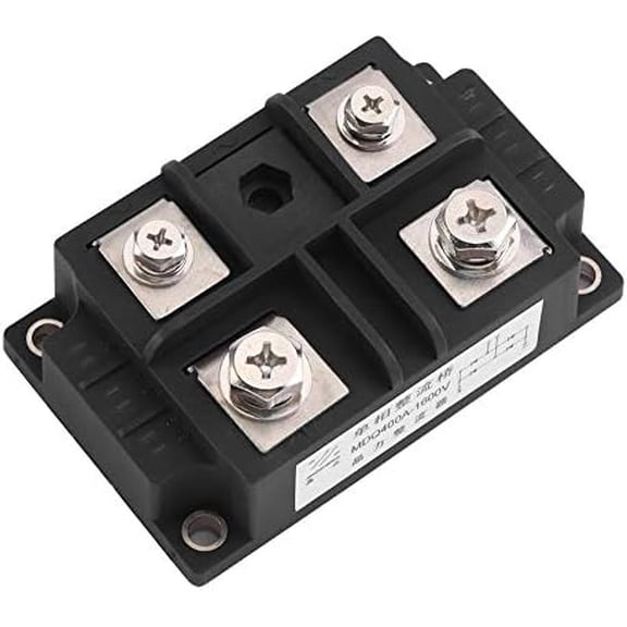 Bridge Rectifier, 1pc Single-Phase Diode Bridge Rectifier 400A 1600V High Power 4 Terminals Full Diode Module for PWM, Motor Excitation & Industrial Power Supplies$$Other