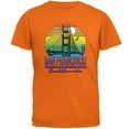 thumbnail image 1 of Bridge San Francisco California Rainbow Gradient Mens T Shirt Mandarin Orange SM, 1 of 1