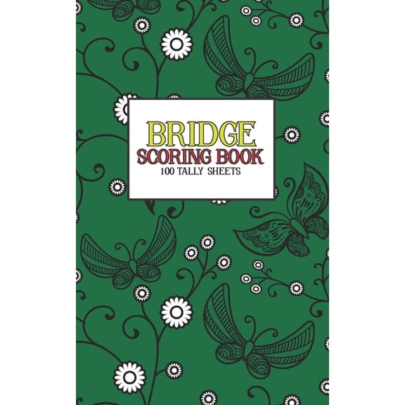 Bridge Scoring Book: 100 Tally Sheets (Paperback)