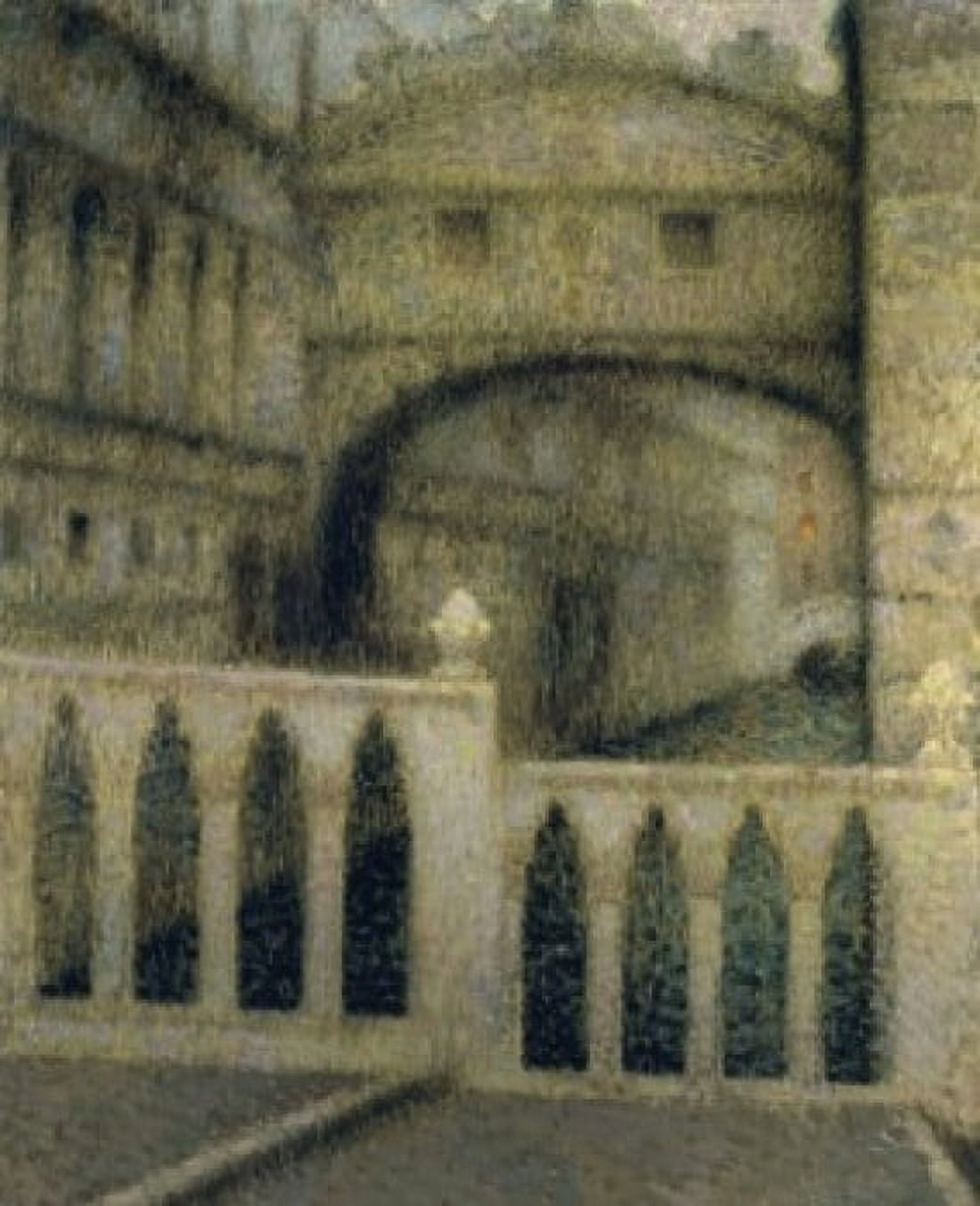 The Bridge of Sighs (Le Pont des Soupirs) Henri Eugene Le Sidaner (1862-1939French) Musee du Petit Palais Paris Canvas Art - Henri Eugene Le Sidaner (24 x 36)