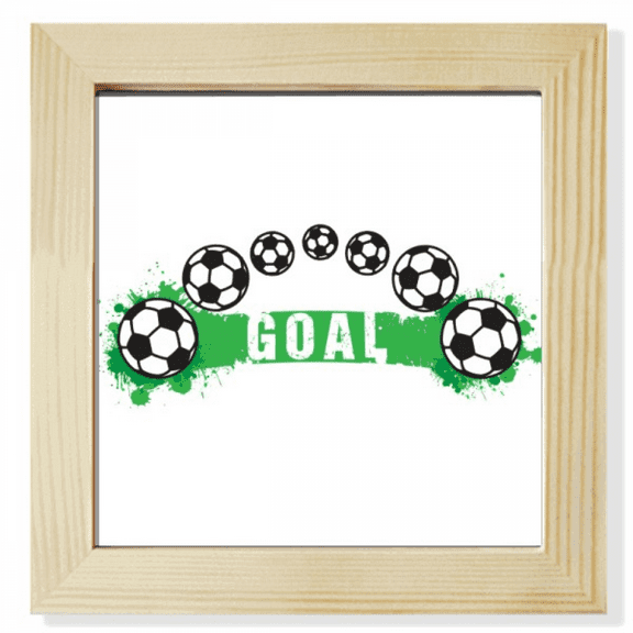 Bridge Soccer Football Sports Square Picture Frame Wall Tabletop Display