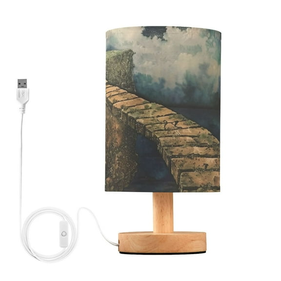 Bridge Table Lamp for Desk Nightstand Lamp with USB Modern Gifts for Bedroom Living Room Kids Room