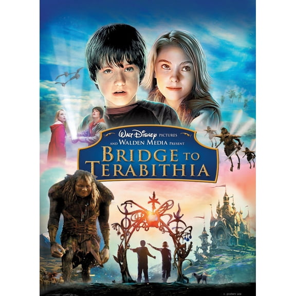 Bridge To Terabithia Mini Movie Poster 11inx17in in Mail/storage/gift tube 11x17 poster