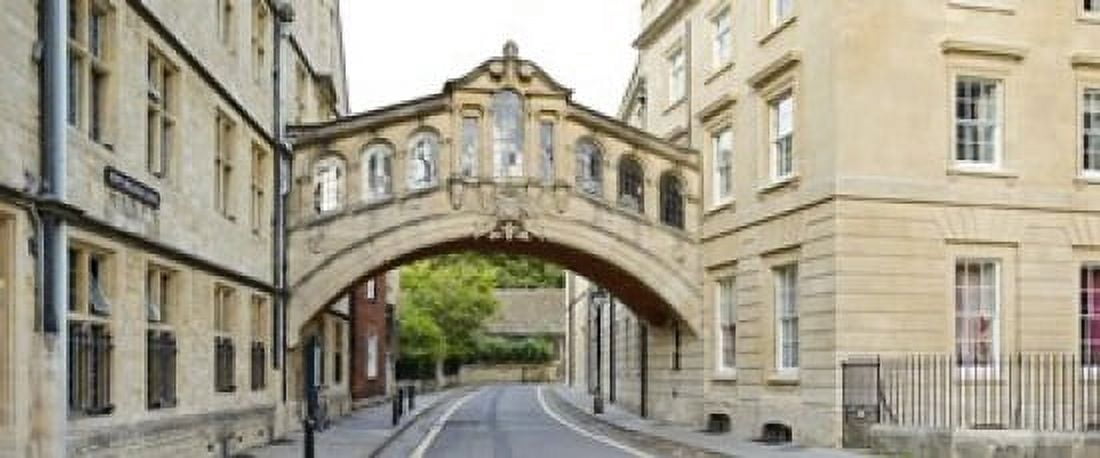 Bridge across a road Bridge of Sighs New College Lane Hertford College Oxford Oxfordshire England Canvas Art - Panoramic Images (15 x 6)
