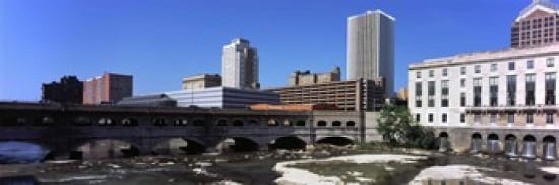 Bridge across the Genesee River Rochester Monroe County New York State USA 2011 Canvas Art - Panoramic Images (18 x 6)