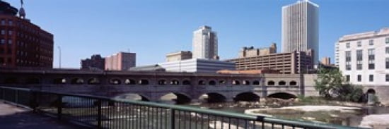 Bridge across the Genesee River Rochester Monroe County New York State USA 2011 Canvas Art - Panoramic Images (36 x 12)