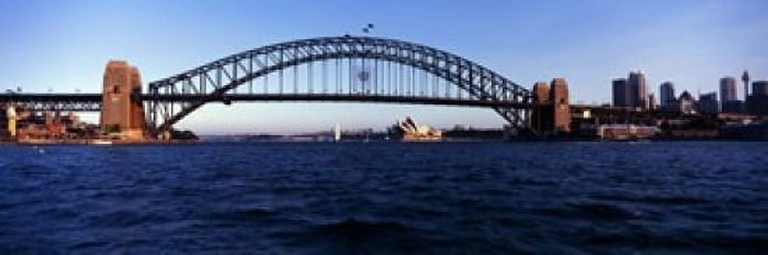 Bridge across the sea Sydney Harbor Bridge McMahons Point Sydney Harbor Sydney New South Wales Australia Canvas Art - Panoramic Images (18 x 6)