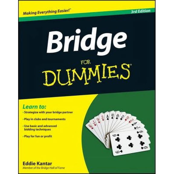 Pre-Owned Bridge for Dummies by Eddie Kantar (Paperback), English