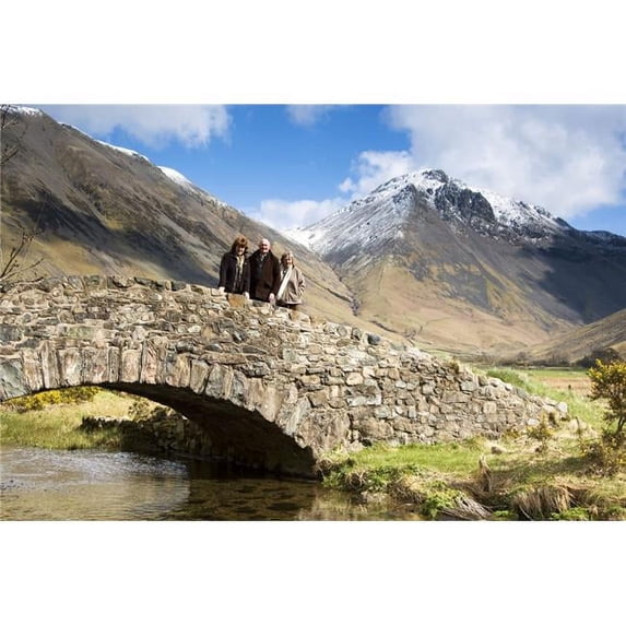 Bridge in Lake District Cumbria England Poster Print, 17 x 11