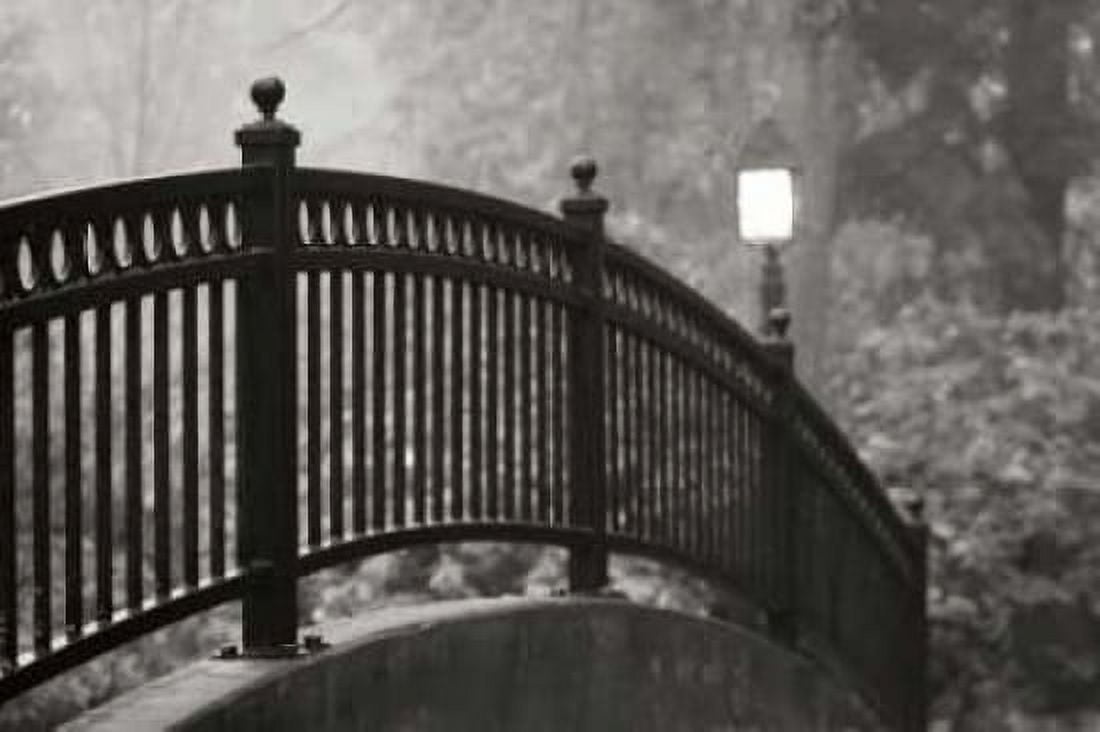 Bridge of Light II BandW Canvas Art - Vitaly Geyman (24 x 36)