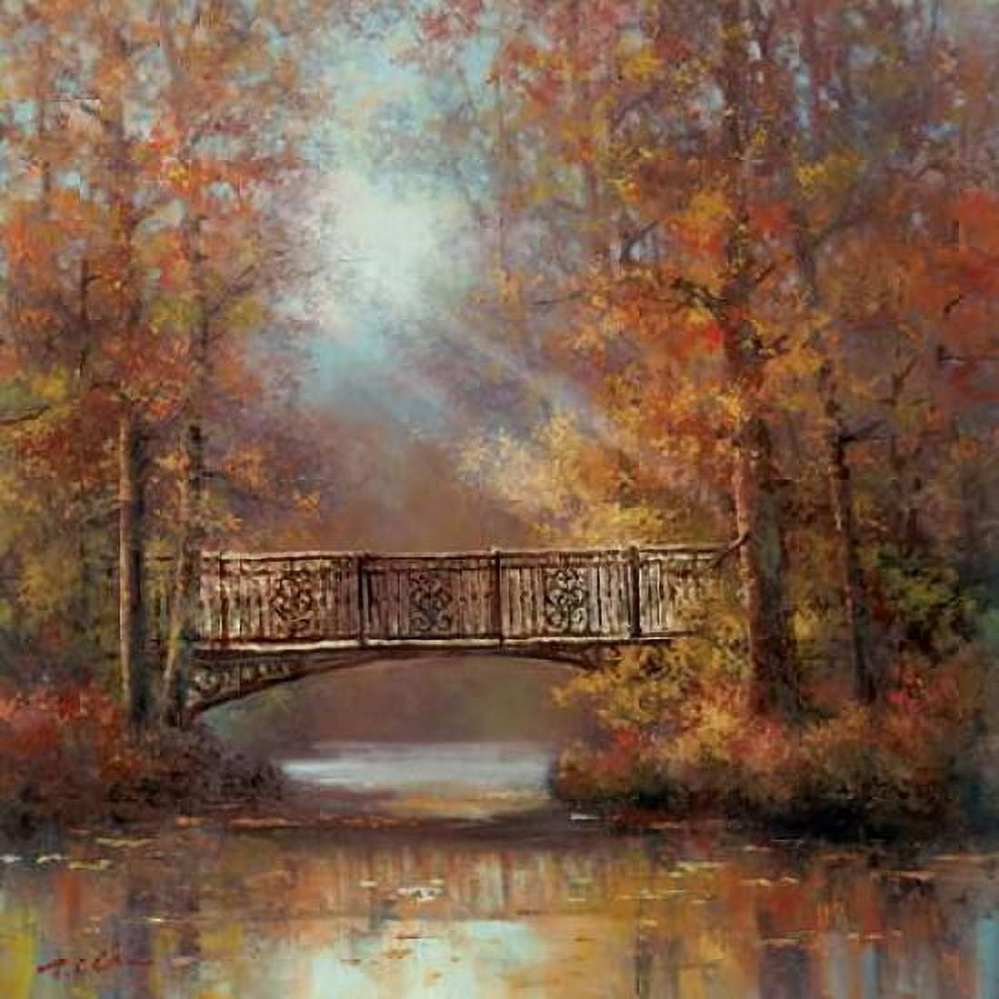 Bridge of Peace II Canvas Art - TC Chiu (24 x 24)