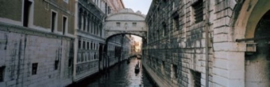 Bridge on a canal Bridge Of Sighs Grand Canal Venice Italy Canvas Art - Panoramic Images (36 x 12)