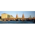 thumbnail image 1 of Bridge on a river, Oberbaum Brucke, Berlin, Germany Poster Print (18 x 7), 1 of 1
