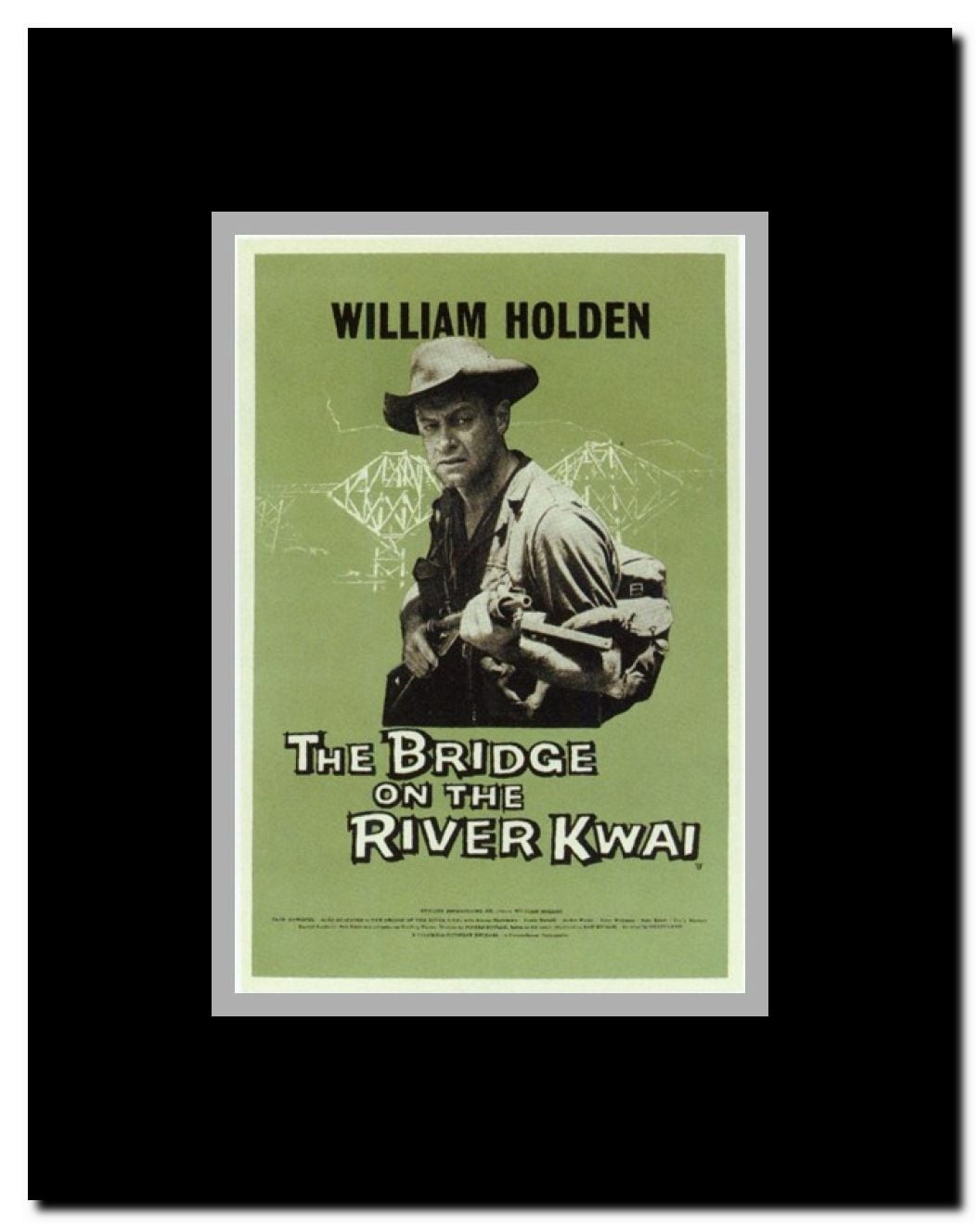 Bridge on the River Kwai Framed Movie Poster
