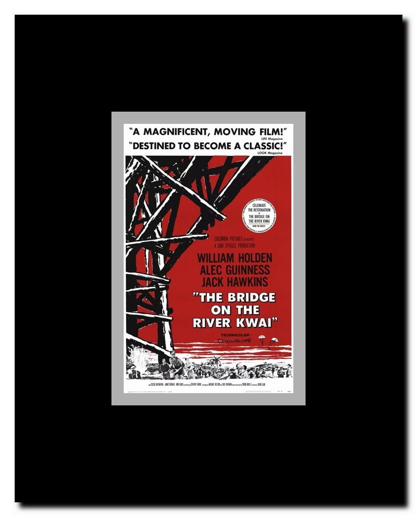 Bridge on the River Kwai Framed Movie Poster
