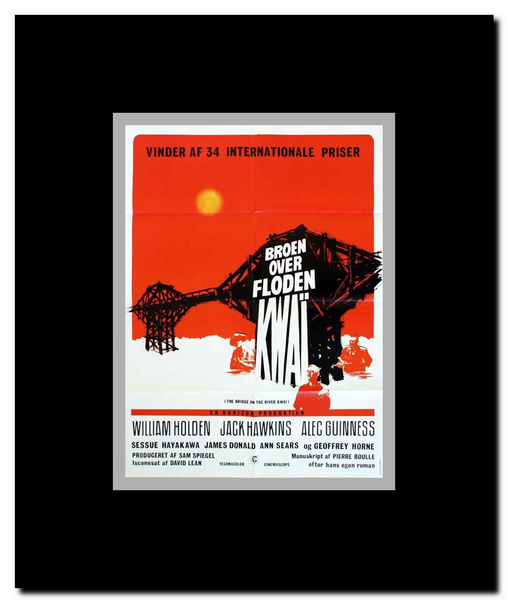 Bridge on the River Kwai Framed Movie Poster