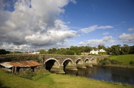 Bridge over the River Ilen near Skibbereen County Cork Ireland Canvas Art - Panoramic Images (36 x 24)