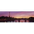 thumbnail image 1 of Bridge with the Eiffel Tower in the background, Pont Alexandre III, Seine River, Paris, Ile-de-France, France Poster Print (18 x 6), 1 of 1
