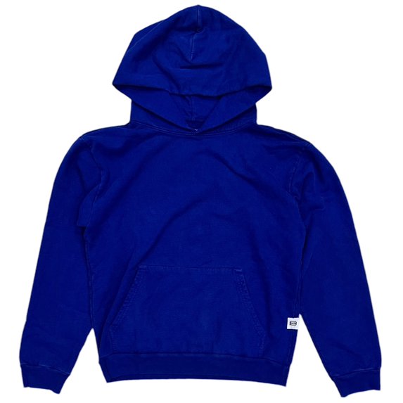 Bridgeforth Farms Men's Classic Pullover Heavyweight Hoodie Sweatshirt (Small, Blue)