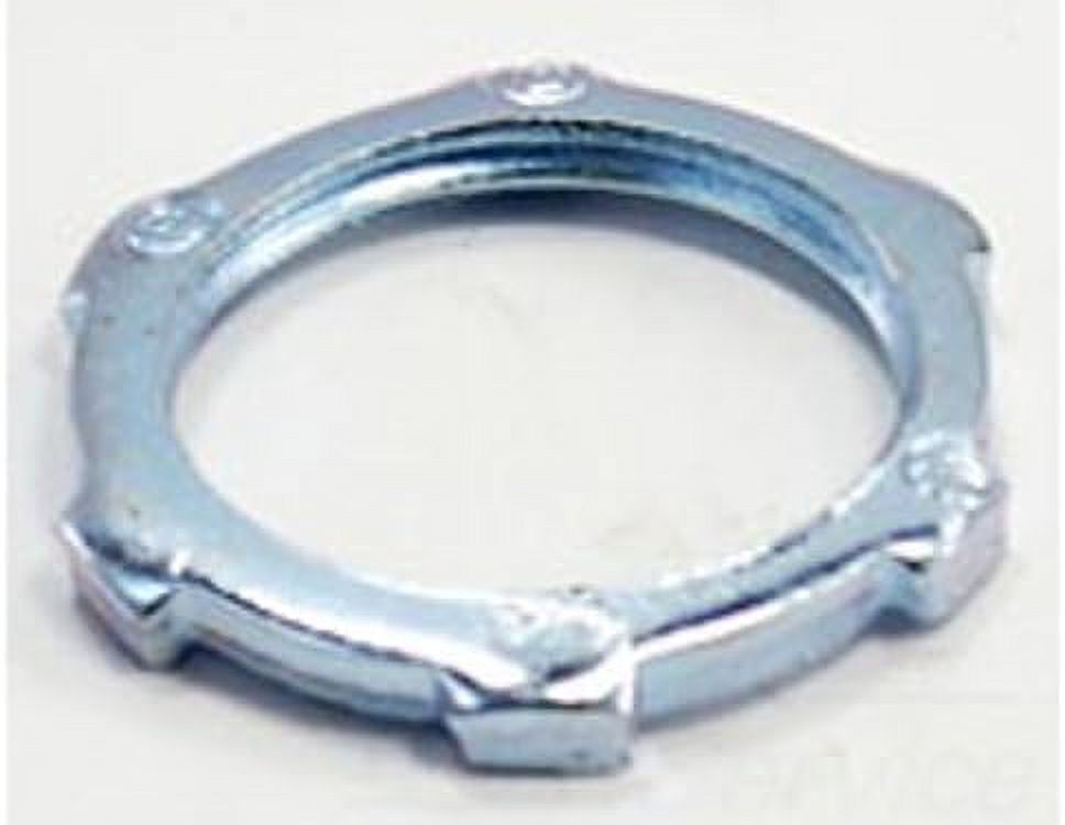Bridgeport 102S 3/4 In. Steel Locknut For Rigid/Imc Conduit, Pack Of