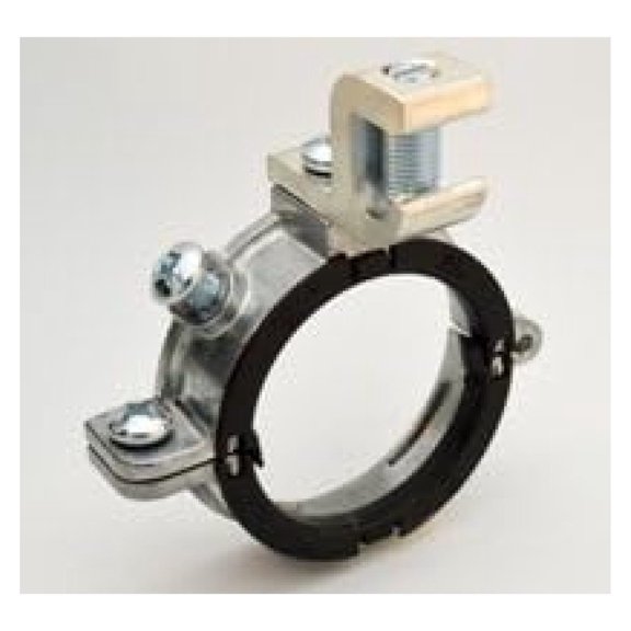 Bridgeport -384CL Grounding Bushing, 1-1/4 Inch, Die Cast Zinc, Insulated Split Bushing, Mighty-Rite Electrical Connector, Conduit Fitting