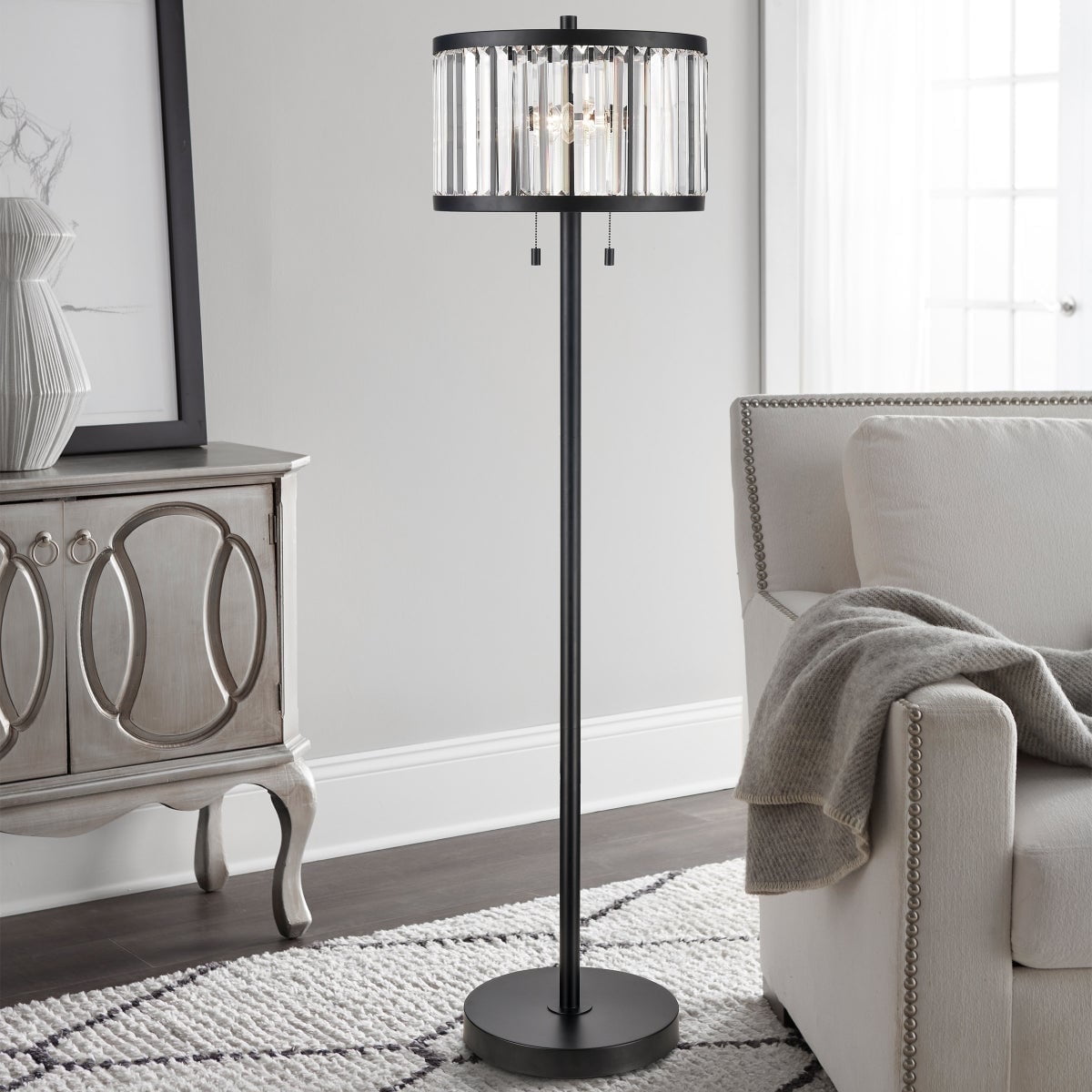 Bridgeport Designs Cheila Crystal Floor Lamp