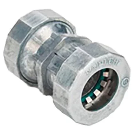 Bridgeport Fittings 261-Msrt Emt Coupling, 3/4 In, Push-On, Zinc Alloy, Painted