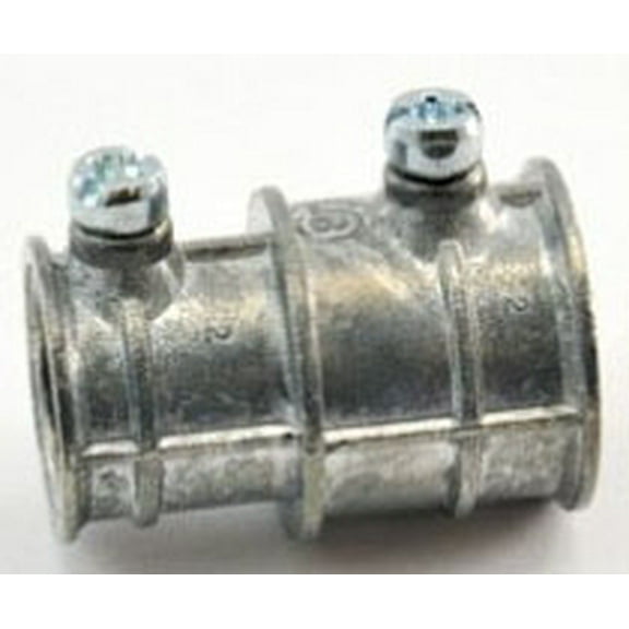 Bridgeport Fittings 290-DC, Conduit Combination Coupling, 1/2In Set Screw, 1 PC