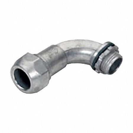 Bridgeport Fittings MC Cable Connector,1/2" NPT,Zinc,Silver 895-DC2