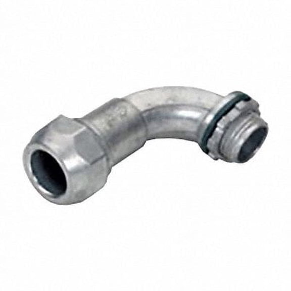 Bridgeport Fittings MC Cable Connector,1/2" NPT,Zinc,Silver  895-DC2