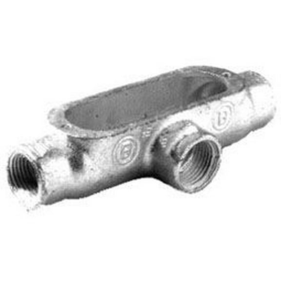 Bridgeport Fittings T-64, Conduit Body, 1-1/4In T Rgd Cond. Body Mall, 1 PC