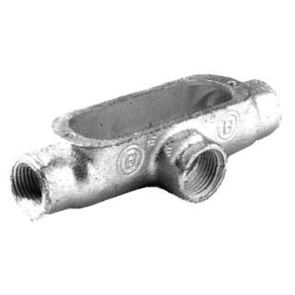 Bridgeport Fittings T-66, Conduit Body, 2In T Rgd Cond. Body Mall, 1 PC