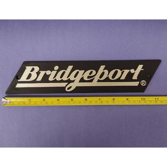 Bridgeport mill NAME PLATE for the ram BPB11060502 milling machine 1060502 NEW!
