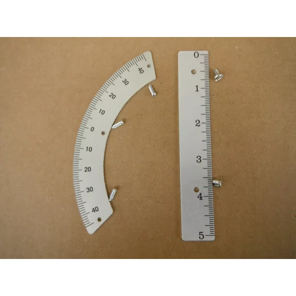 Bridgeport mill part MICROMETER SCALE 1195306 M1165 ANGLE PLATE 1062826 M1197