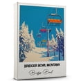 thumbnail image 1 of Bridger Bowl Montana Travel Canvas Wall Art – Nature-Inspired Travel Decor with Scenic Views Bridger Bowl Canvas Wall Print – A Captivating Gift for Adventure Seekers, 1 of 5