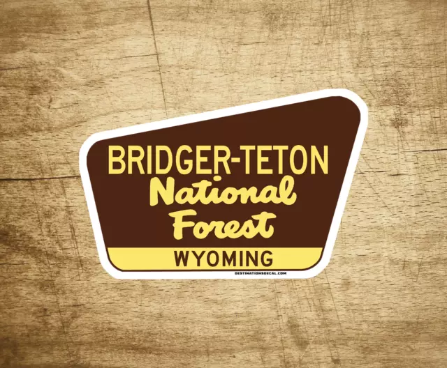 Bridger Teton National Forest Decal Sticker Wyoming Park Sticker Phone ...